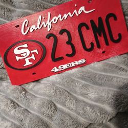 49ers License Plate