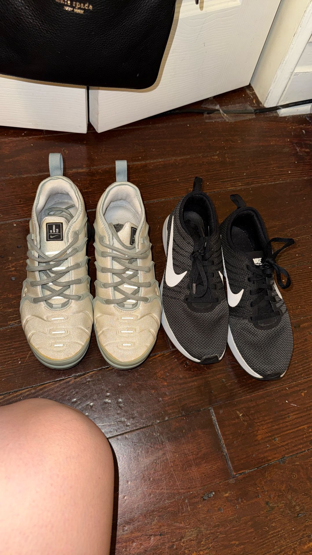 Air Vapormax Plus (size 7.5) And Dual Tone Racer (size 8)