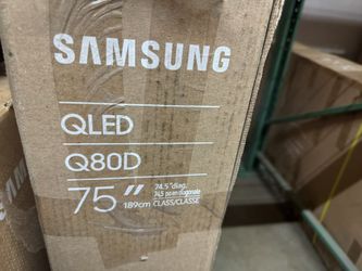 SAMSUNG 75-Inch Class QLED 4K Q80D Series Quantum HDR+, Dolby Atmos Object Tracking Sound Lite, Direct Full Array, Q-Symphony 3.0, Gaming Hub, Smart T