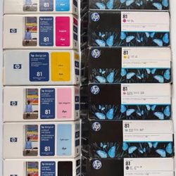 Bulk Lot – OEM HP DesignJet 5500 Ink Cartridges & Printheads – Sealed/New