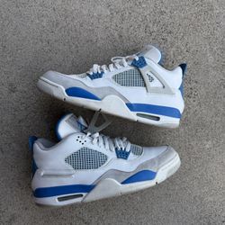 Jordan 4 Military Blue 2012 308497-105 Size 13 One Broken Wing Tab 