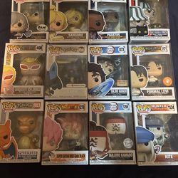 Funko Pop Lot – Pokémon, Demon Slayer, Marvel & More – Exclusive Editions!