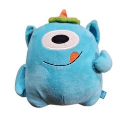 Ghost World By Pinkdolphin 8" Blue One Eye Party Monster With Hat Plush Toy