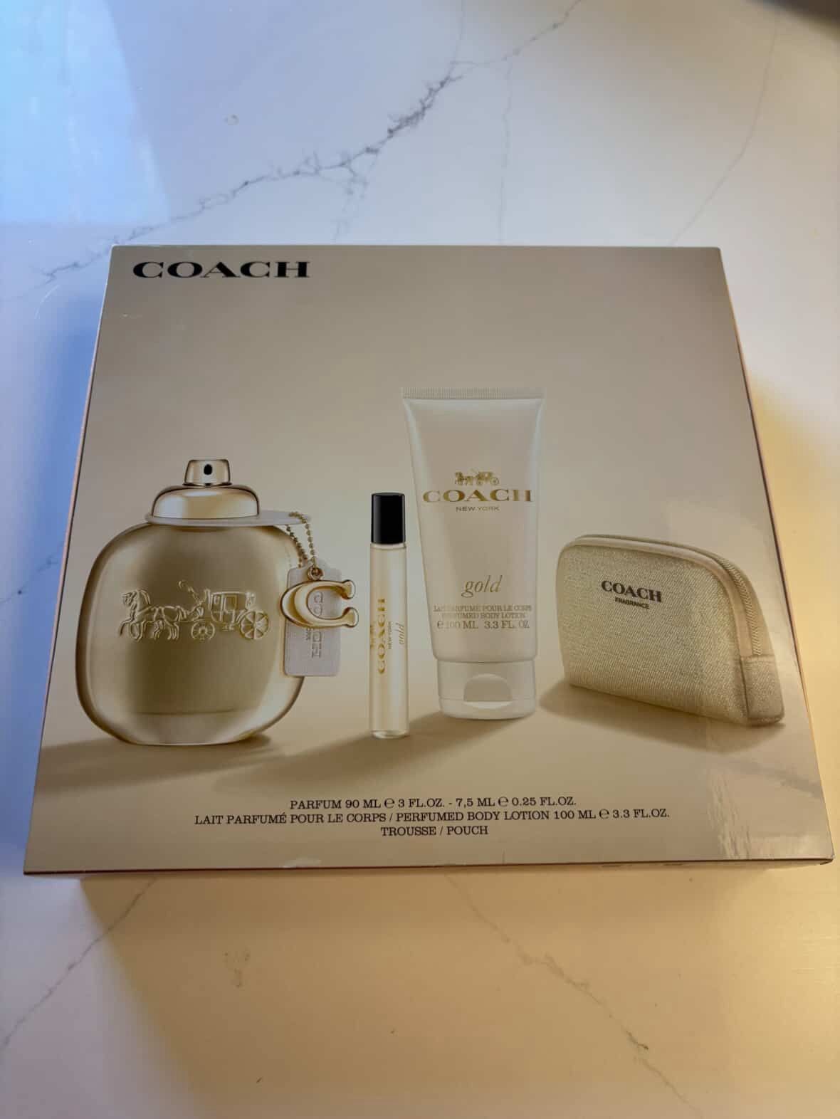 Coach Gold Perfume Gift Set 