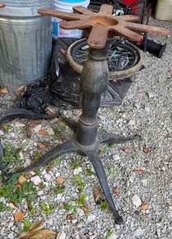 Vintage Industrial Cast Iron Table Base