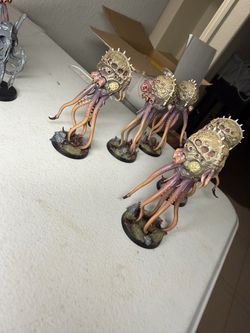 5x Rare OOP Forge World Tyranid Meiotic Spore Mines Painted Warhammer 40K