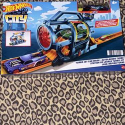 Hot Wheels Turbo Jet Car Wash Playset