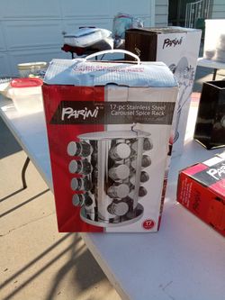 Stainless Steel Carousel spice rack