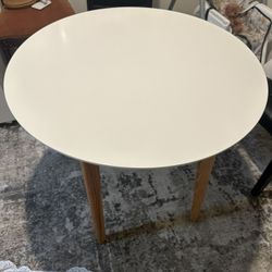 Homy Casa Modern Round Dining Table 32”