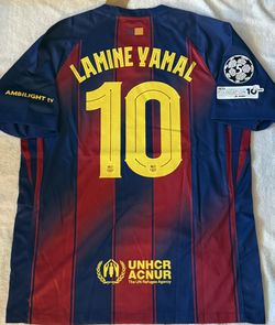 Lamine Yamal Barcelona #10 25/26 Jersey