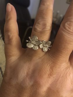 Sterling silver butterfly ring size 8 brand new