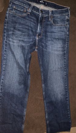 Hollister Men's Blue Denim Jeans