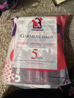 Tonigram Garment Bags 5-Pack