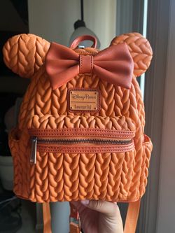 Pumpkin Spice Disney Loungefly Backpack & Ears