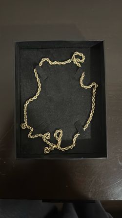 14 karat gold rope chain