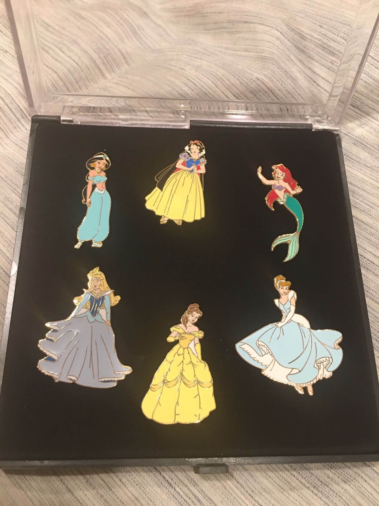 Disney Princess enameled cloisonne’ pins