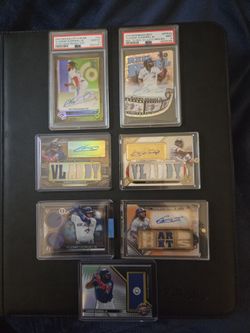 Vladimir Guerrero Jr/Sr Auto/Relic Cards