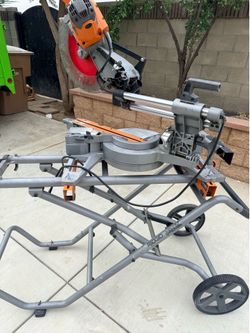RIDGID 15 Amp 12 in. Dual Bevel Sliding Miter Saw