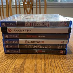 PS4 Assorted Games