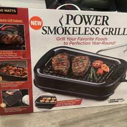 Smokeless Portable Nonstick Grill (electric)