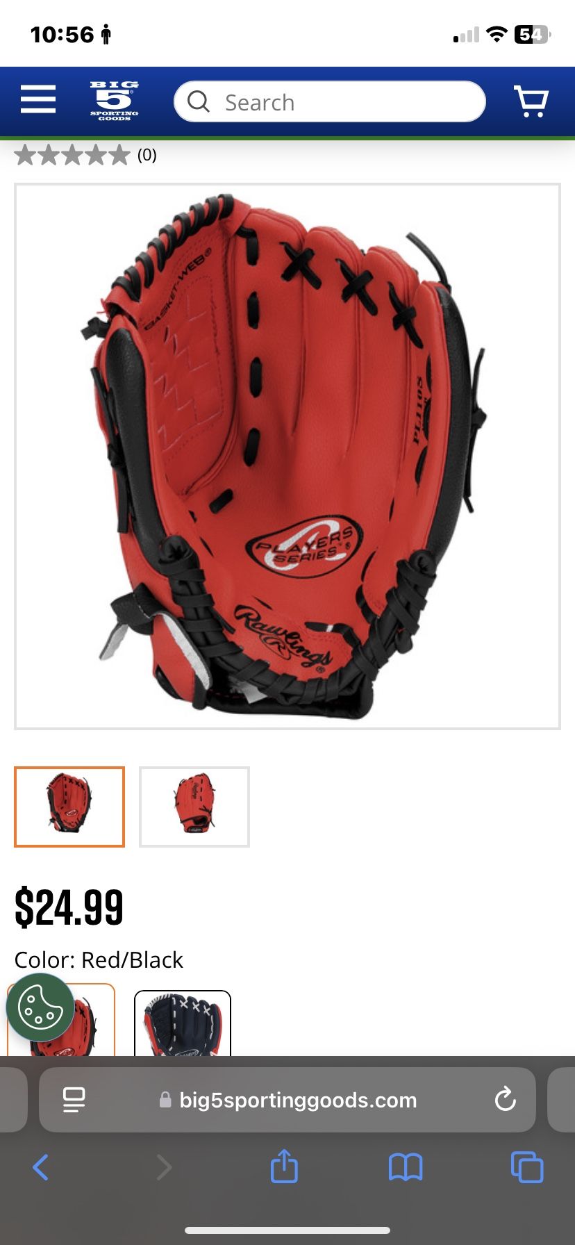 Rawlings Players Series 11" Youth Baseball Glove