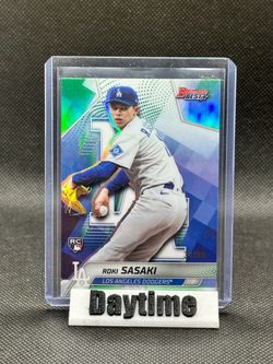 2025 Bowman's Best - Roki Sasaki #18 Green Refractor /99