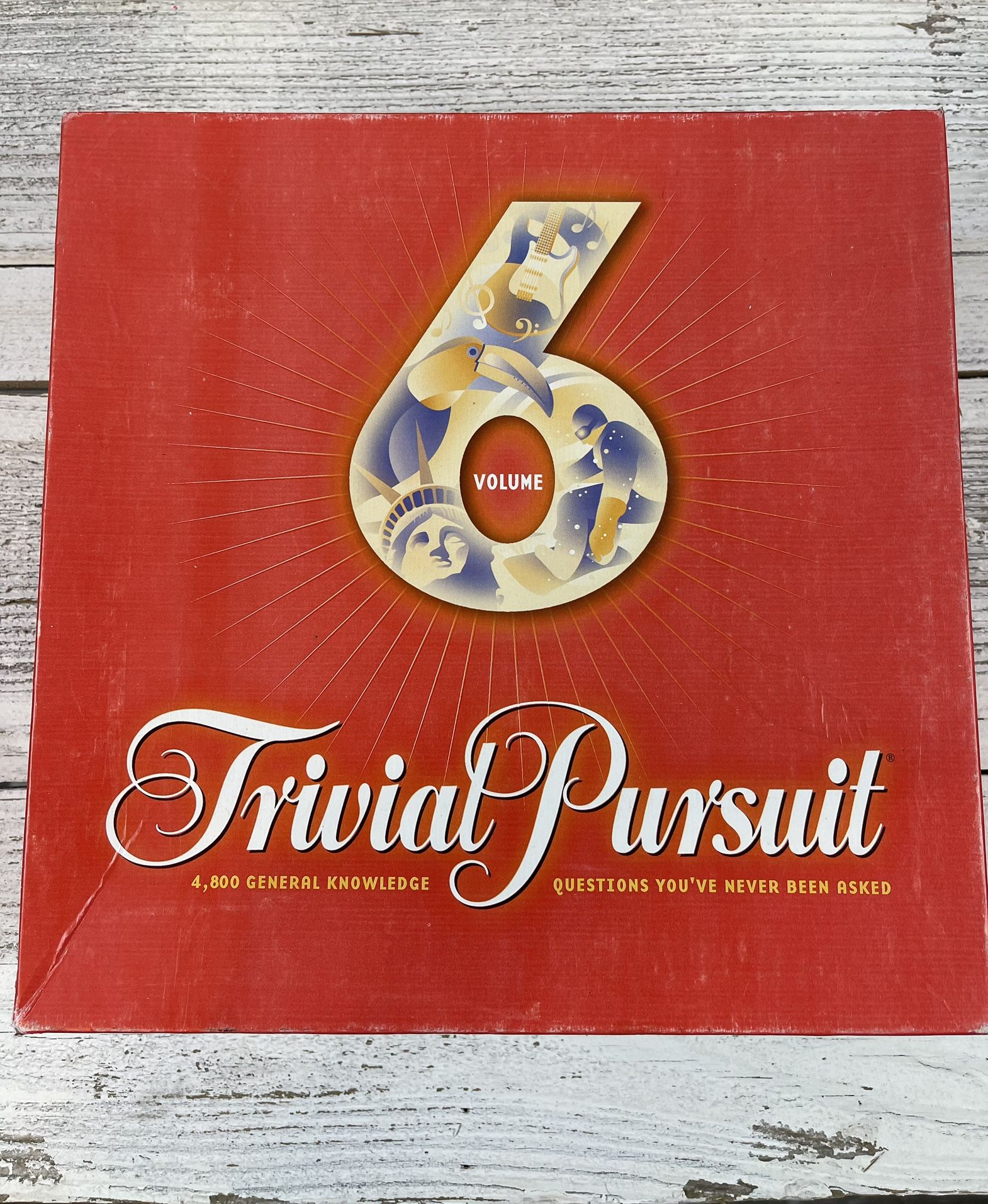 Vintage Trivial Pursuit volume 6 Hasbro Parker bros 2003 trivia game