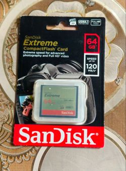 Sandisk Extreme 64gb 120 mbs udma7