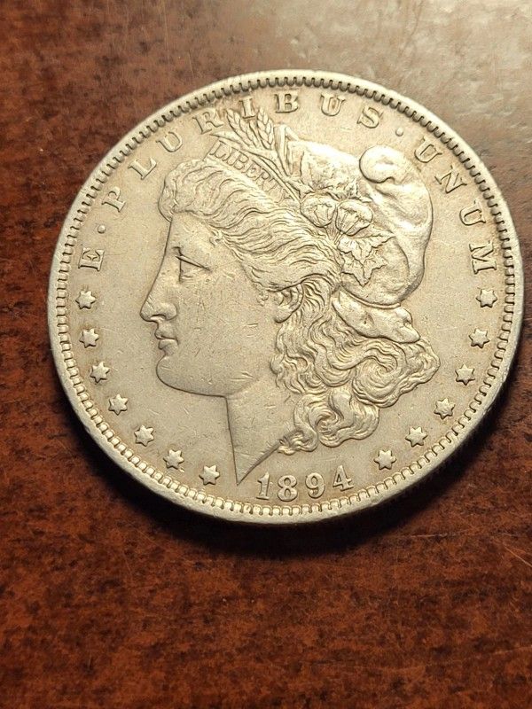 1894 Morgan Silver Dollar, key date Philadelphia 