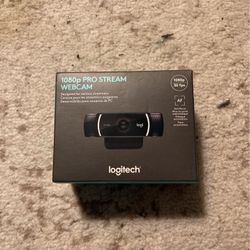 Unopened Logitech 1080p Pro Stream Webcam