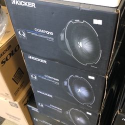 Kicker CompQ 10 On Sale Today! No Credit Check Payment Plan Available!
