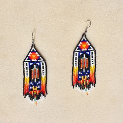 Native American Fringe Earrings 