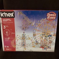 K’nex 3-IN-1 Classic  Amusement Park Building Set