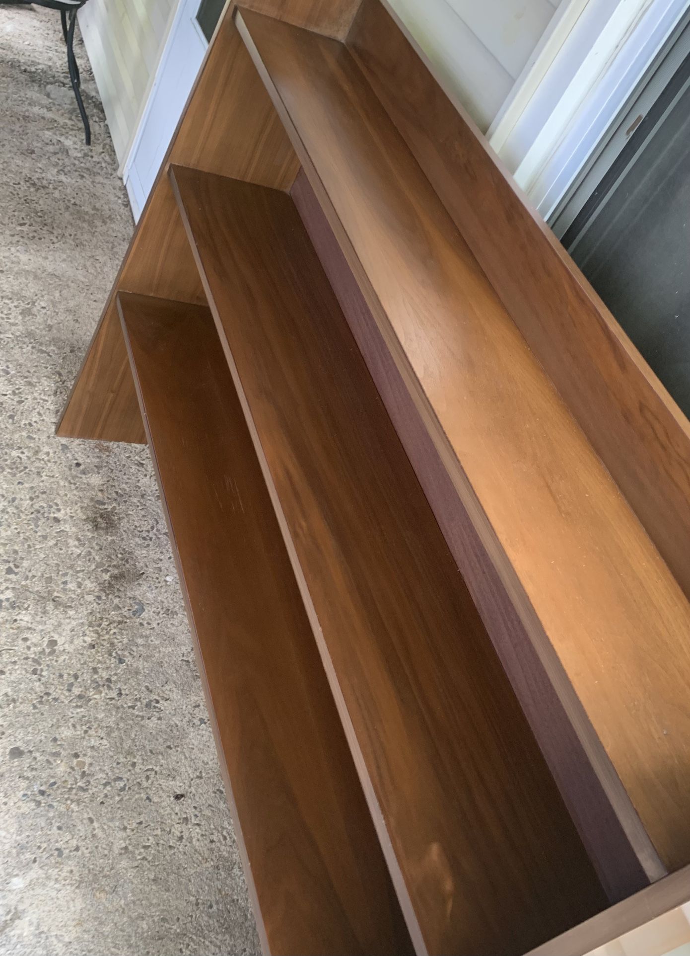 Mid Century Modern Hutch/ Top Shelf