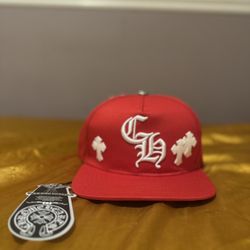 Chrome Hearts  Trucker Hat (RED)