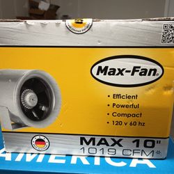 10" Max-fan