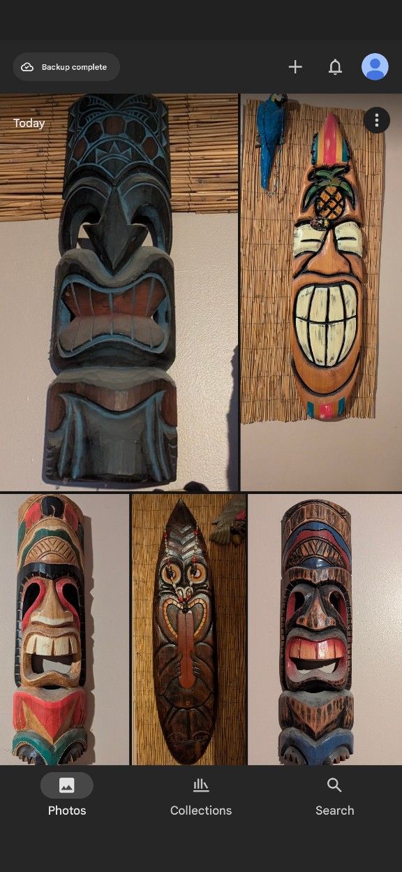 Tiki Mask & Tiki Surfboards