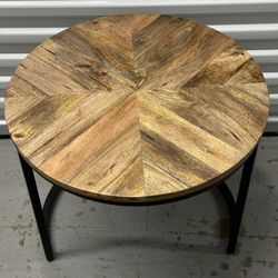#2897 1 pcs Wood Round Coffee Table