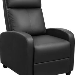 Recliner Chair Adjustable Home Theater Single Fabric Recliner Sofa Furniture with Thick Seat Cushion and Backrest Modern Living Room Recliners (Mid-Ce