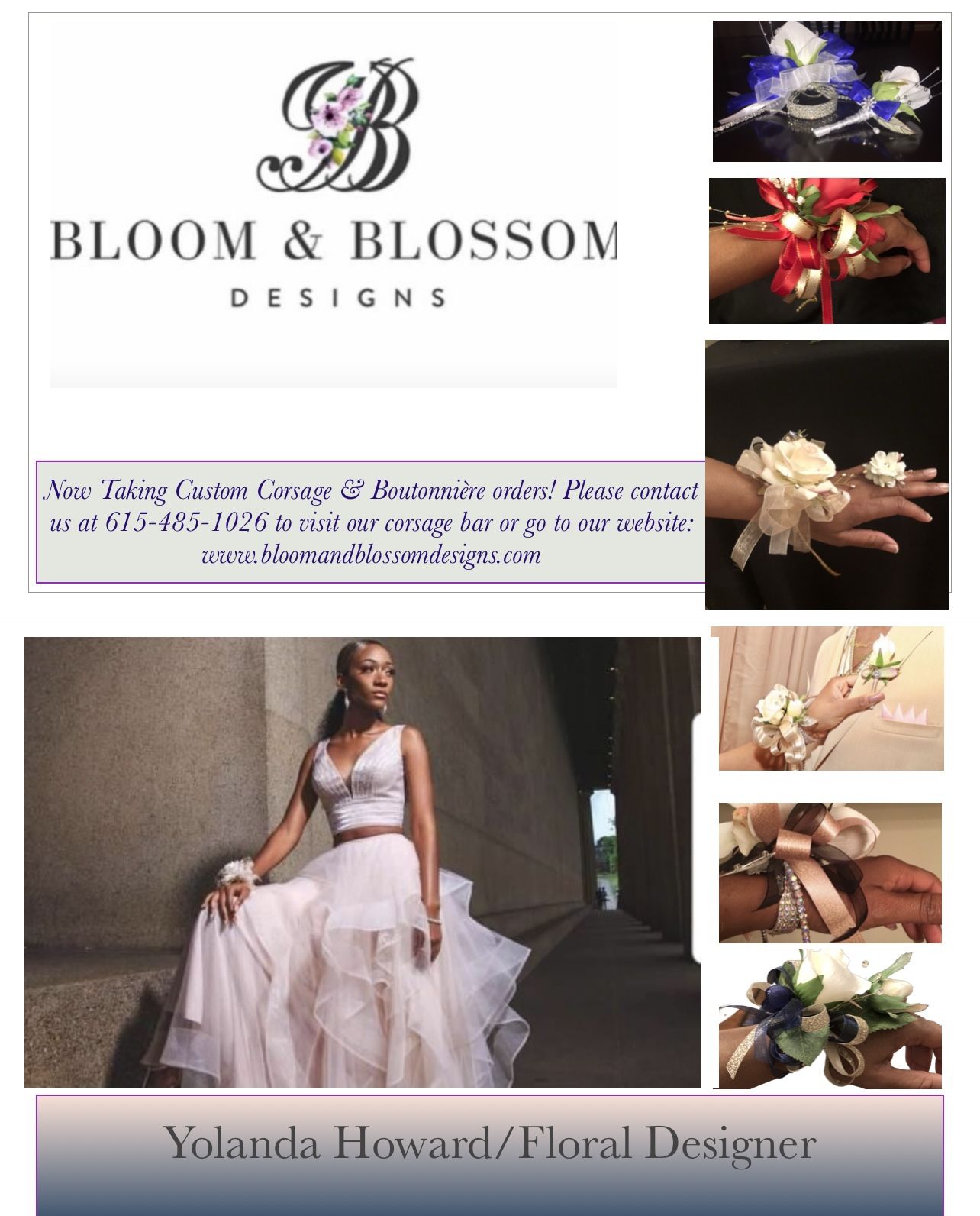 Corsage & boutonniere’s 2022