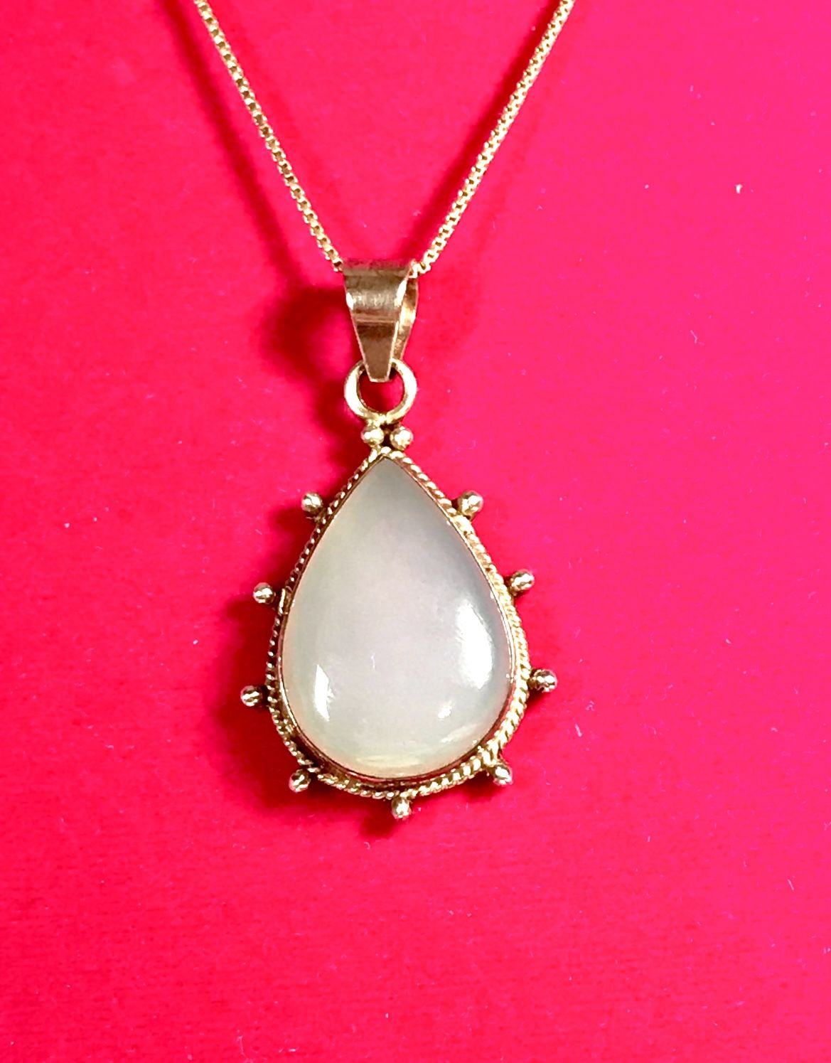Sterling Chalcedony Necklace