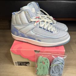 Size 11.5 - Air Jordan 2 Retro J Balvin Glow In The Dark DQ7691-419