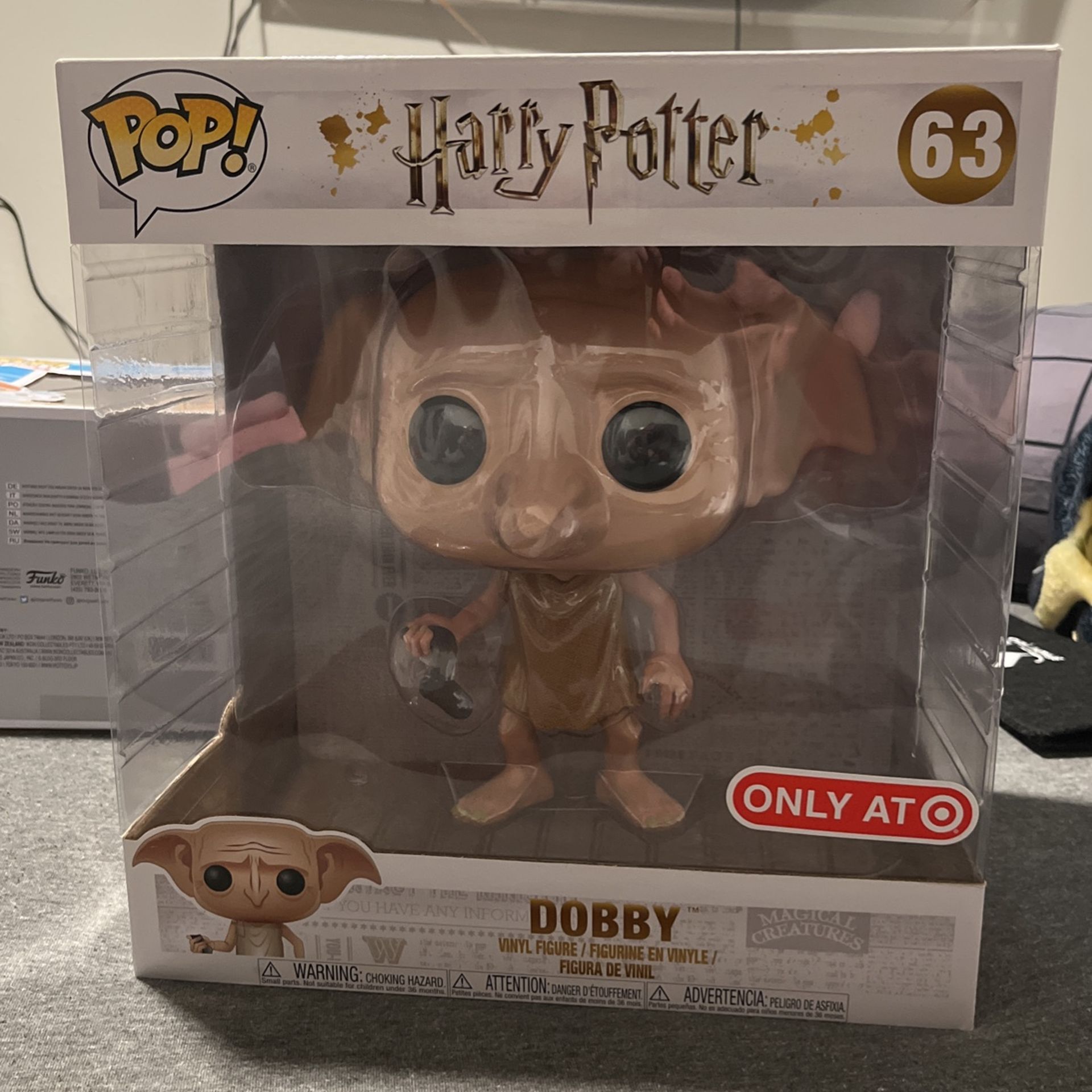 Funko Pop #63 Harry Potter Exclusive Super Size 10 Dobby