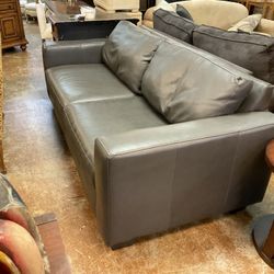 Leather couch 