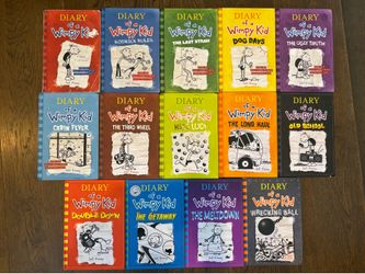Diary of a Wimpy Kid bundle 1-14. #1 SIGNED BY JEFF KINNEY
