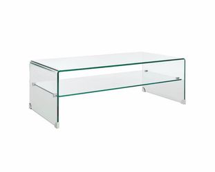 Glass Coffee table Approx 38” x 15” - $150 OBO