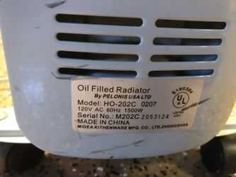 Pelonis HO-202C Oil Filled Space Heater for Sale in San Ramon, CA - OfferUp