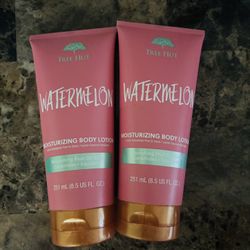 Tree Hut Moisturizing Body Lotion 8.5 fl oz WATERMELON Lot of 2 Bodycare New