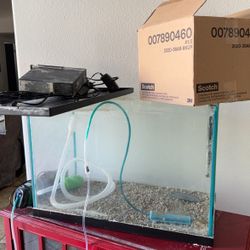 20 Gallon Fish Tank  And Extras