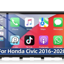 Car Stereo Radio for Honda Civic 2016 2017 2018 2019 2020 2021